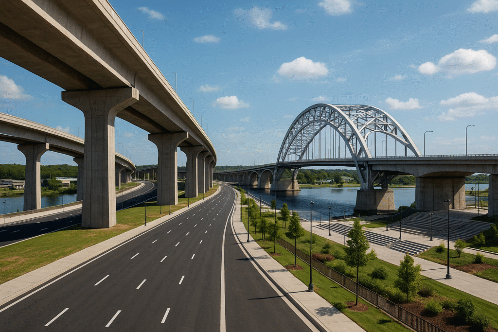 Highway Bridge Construction